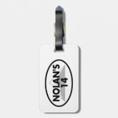 Nolan's 14 Colorado Oval Bagagelabel (Achterkant verticaal)