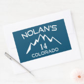 Nolan's 14 Colorado Rechthoekige Sticker (Envelop)