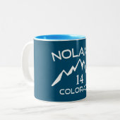 Nolan's 14 Colorado Tweekleurige Koffiemok (Voorkant links)