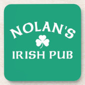 Nolans Ierse Pub Bier Onderzetter (Voorkant)