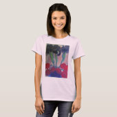 Nolde - Zwarte Irises en rode Tulips T-shirt (Voorkant volledig)