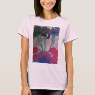 Nolde - Zwarte Irises en rode Tulips T-shirt