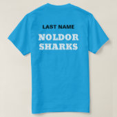 Noldor House T-shirt met optionele personalisatie (Design achterkant)