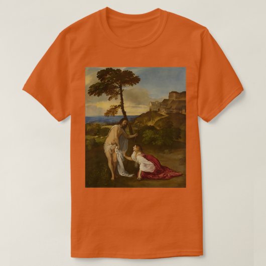 Noli me Tangere 1514 van Titiaan T-shirt (Design voorkant)