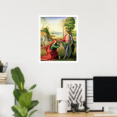 Noli me Tangere, c.1508 (olie op canvas) Poster (Thuiskantoor)