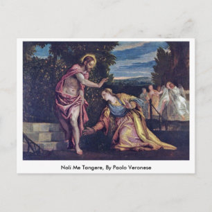 Noli me Tangere, van Paolo Veronese Briefkaart