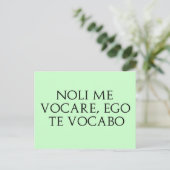 Noli Me Vocare Briefkaart (Staand voorkant)