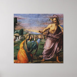 Noli Mi Tangere door Franciabigio Canvas Afdruk