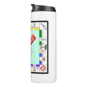 Nolin Lake Game Board Tumbler Thermosbeker (Geroteerd rechts)