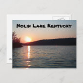 Nolin Lake Kentucky Briefkaart (Voorkant / Achterkant)