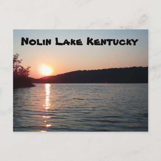 Nolin Lake Kentucky Briefkaart (Voorkant)