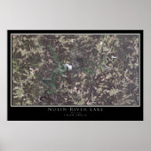 Nolin Lake Kentucky Satellite Poster Map (Voorkant)