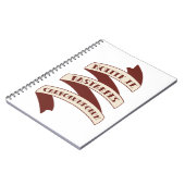 Nolite Te Bastardes Carborundorum Notitieboek (Linkerzijde)