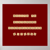 Nolite te bastardes carborundorum poster (Voorkant)