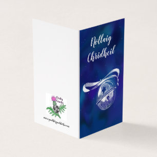 Nollaig Chridheil blue Kaart