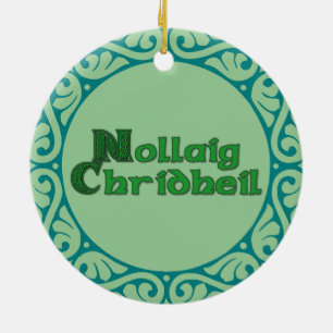 Nollaig Chridheil - Schots kerstversiering Keramisch Ornament