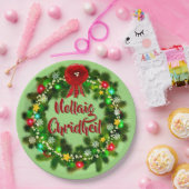 Nollaig Chridheil Scottish Kerstmis 9" Papieren Bordje (Feest)