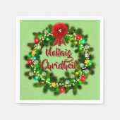 Nollaig Chridheil Scottish Kerstmis Cocktail Servet (Voorkant)