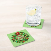 Nollaig Chridheil Scottish Kerstmis Kartonnen Onderzetters (Insitu)