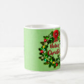 Nollaig Chridheil Scottish Kerstmis Koffiemok (Voorkant rechts)