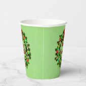 Nollaig Chridheil Scottish Kerstmis Papieren Bekers (Rechts)