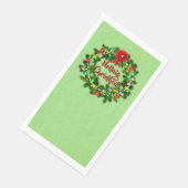 Nollaig Chridheil Scottish Kerstmis Servet (Hoek)