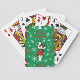 Nollaig Chridheil Scottish Merry Christmas Scottis Pokerkaarten