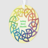 Nollaig Shona Dhaoibh - Ierse kerstdecoratie Ornament (voorkant)