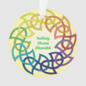 Nollaig Shona Dhaoibh - Ierse kerstdecoratie Ornament (voorkant)