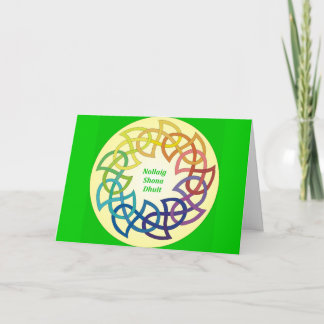 Nollaig Shona Dhuit - Ierse Kerstkaart Feestdagen Kaart