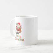 Nollaig Shona Duit Irish KerstkerstSanta Koffiemok (Voorkant links)
