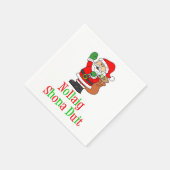 Nollaig Shona Duit Irish KerstSanta Napkins Servet (Hoek)