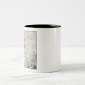 Nolli Map door Pietro Campana, Carlo Nolli, Rocco Tweekleurige Koffiemok (Center)