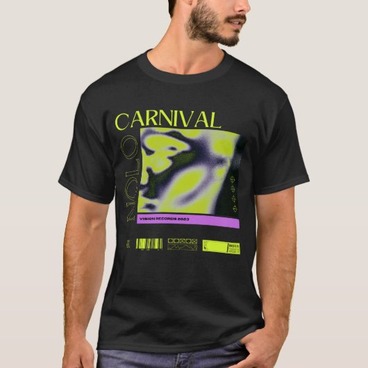 Nolo - Black Carnival T Shirt (met Tracklist) (Voorkant)