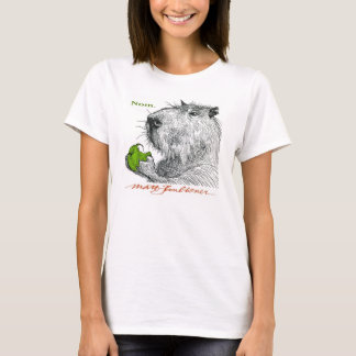 "Nom." Capybara Woman's T-shirt