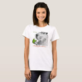 "Nom." Capybara Woman's T-shirt (Voorkant volledig)