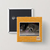 nom force field vierkante button 5,1 cm (Voorkant /achterkant)