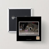 nom force field vierkante button 5,1 cm (Voorkant /achterkant)