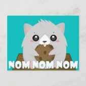 Nom Hamster Briefkaart (Voorkant)