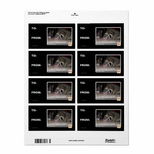 nom krachtveld etiket (Full Sheet)