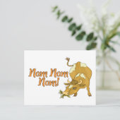 Nom Nom Cow Briefkaart (Staand voorkant)