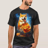 Nom-Nom de Shiba Inu T-shirt (Voorkant)