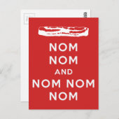 Nom Nom en Nom Nom Nom Briefkaart (Voorkant / Achterkant)