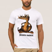 Nom-nom Funny Monster Crocodile T-shirt (Voorkant)