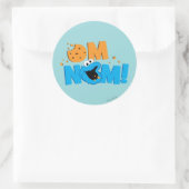 Nom Nom Koekje Ronde Sticker (Tas)