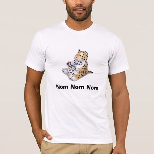 Nom Nom Nom Leopard T-shirt (Voorkant)