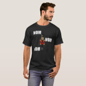Nom Nom Nom Nutkraker Kerstfeestdag T-shirt (Voorkant volledig)