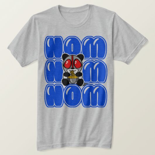 NOM NOM NOM PANDA T-SHIRT (Design voorkant)