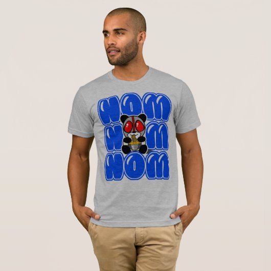 NOM NOM NOM PANDA T-SHIRT (Voorkant volledig)