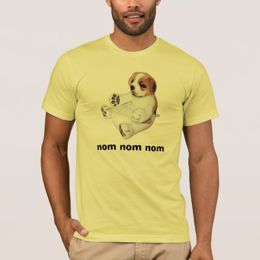 Nom Nom Nom Puppy Shirt (Voorkant)